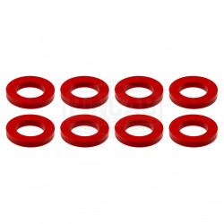 8 Rondelles rouges de protection pour pied