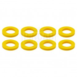 8 Rondelles jaunes de protection pour pied
