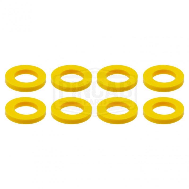 8 Rondelles jaunes de protection pour pied