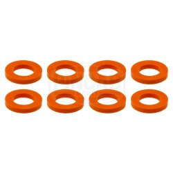 8 Rondelles oranges de protection pour pied