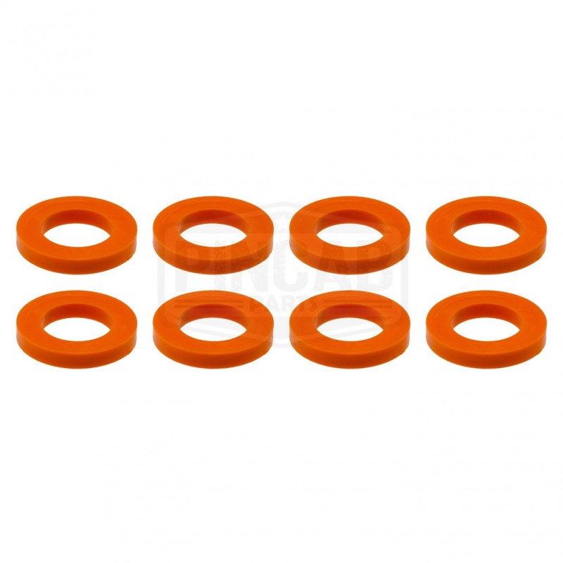 8 Rondelles oranges de protection pour pied