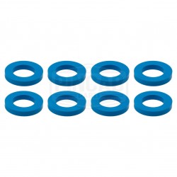 8 Rondelles turquoises de protection pour pied