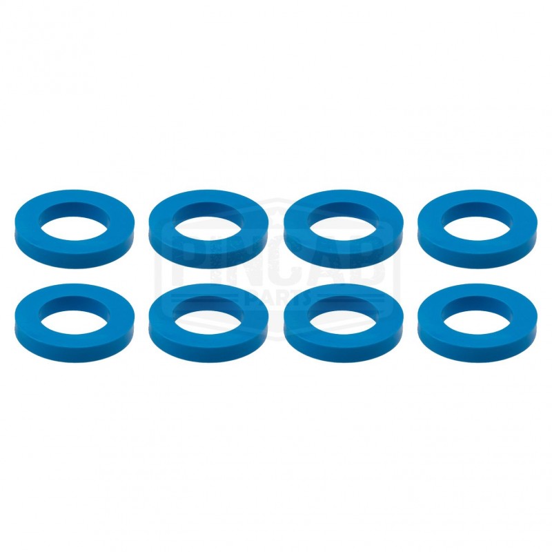 8 Rondelles turquoises de protection pour pied