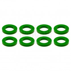 8 Rondelles vertes de protection pour pied