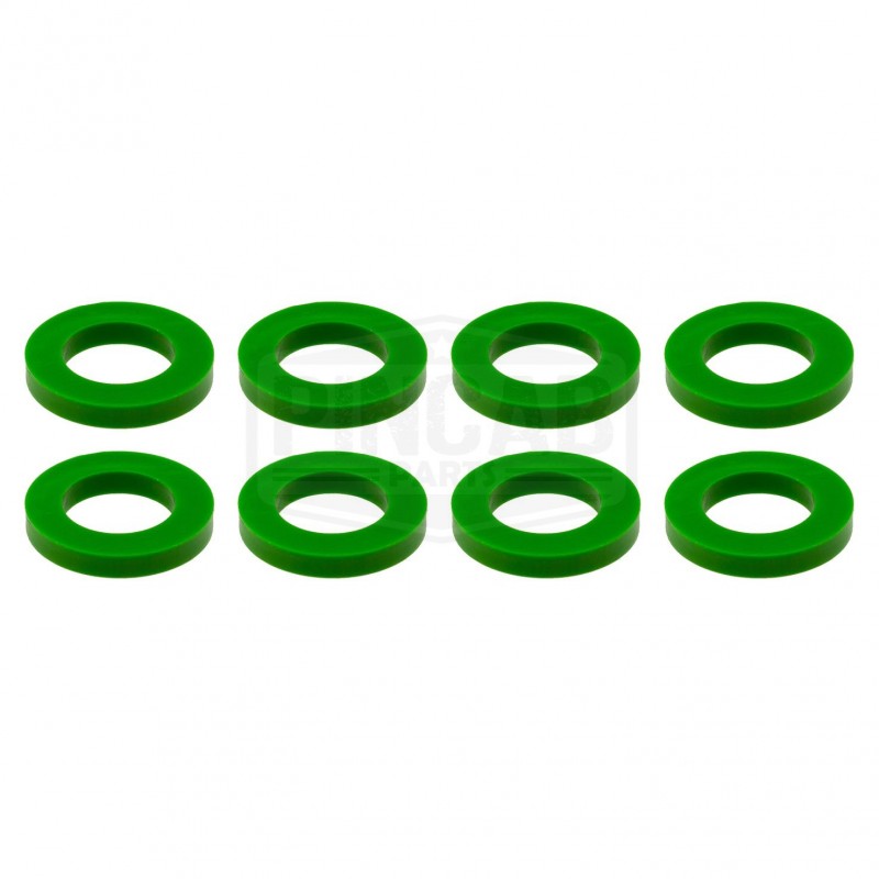 8 Rondelles vertes de protection pour pied