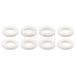 8 Rondelles blanches de protection pour pied