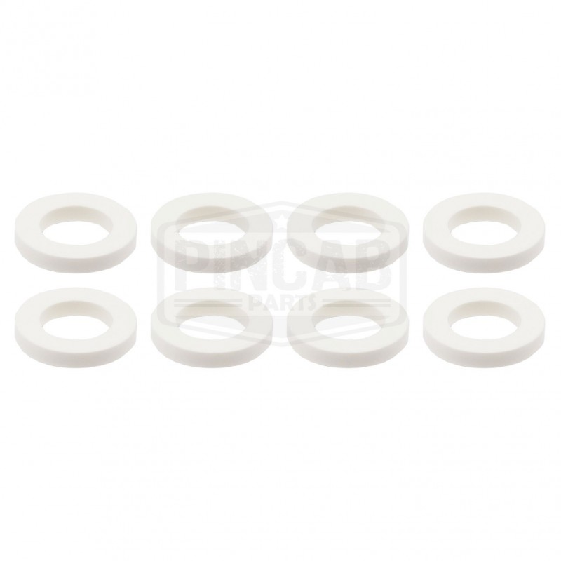 8 Rondelles blanches de protection pour pied