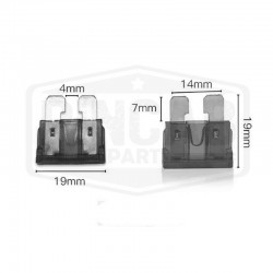 Fusible plat automobile (6 modèles de 1 a 10 Ampères)