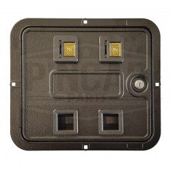 Porte flipper double monnayeur originale
