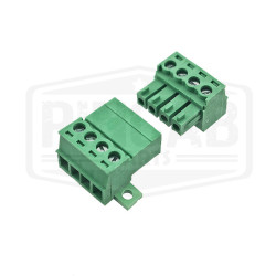 Connecteurs 4 broches à vis avec fixation 3.81mm