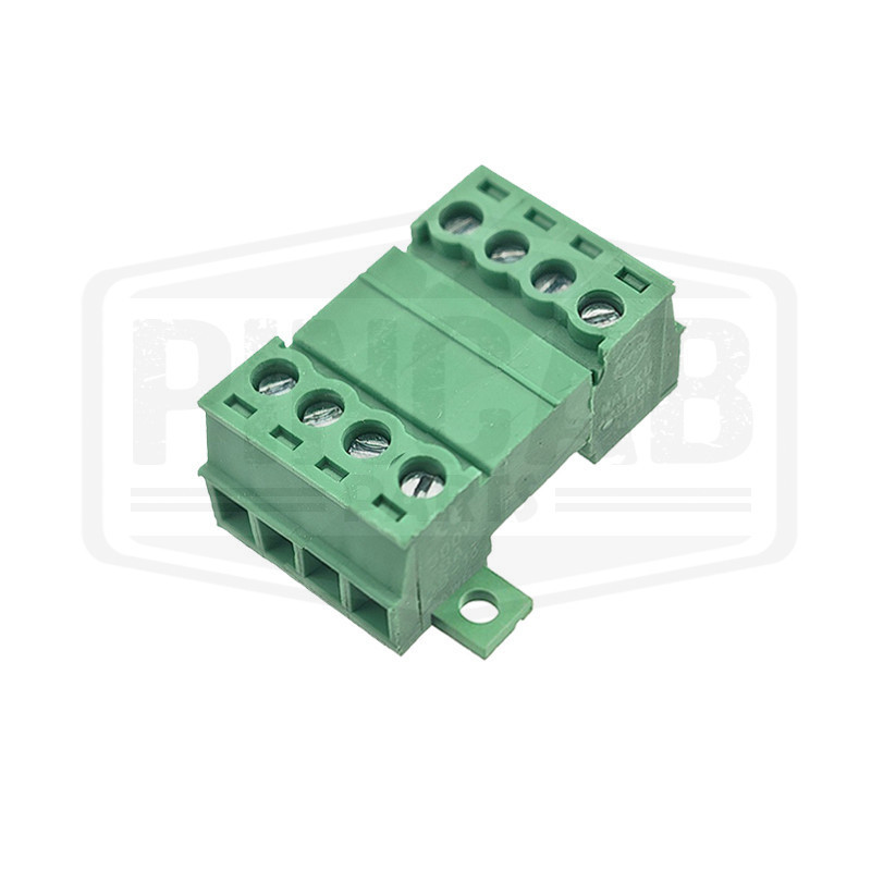 Connecteurs 4 broches à vis avec fixation 3.81mm