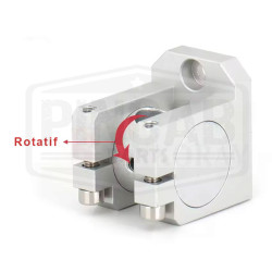 Support aluminium pour laser de 12mm pour zone de tir oche de DartCab