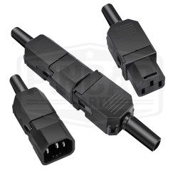 Connecteur prise femelle IEC320 C13 (10A 250V) ) bornier rapide type wago