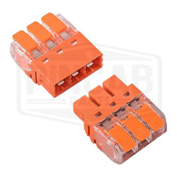 Connecteur rapide 3 fils à levier type wago CMK64