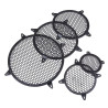 Grille de protection de haut parleur / subwoofer 25.5 cm noire nid d'abeille