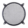 Grille de protection de haut parleur / subwoofer 25.5 cm noire nid d'abeille