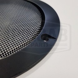 Grille haut parleur 12 cm noire mat