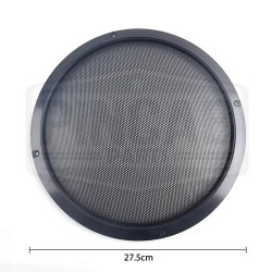 Grille noire pour haut parleur / subwoofer de 25 cm de diamètre