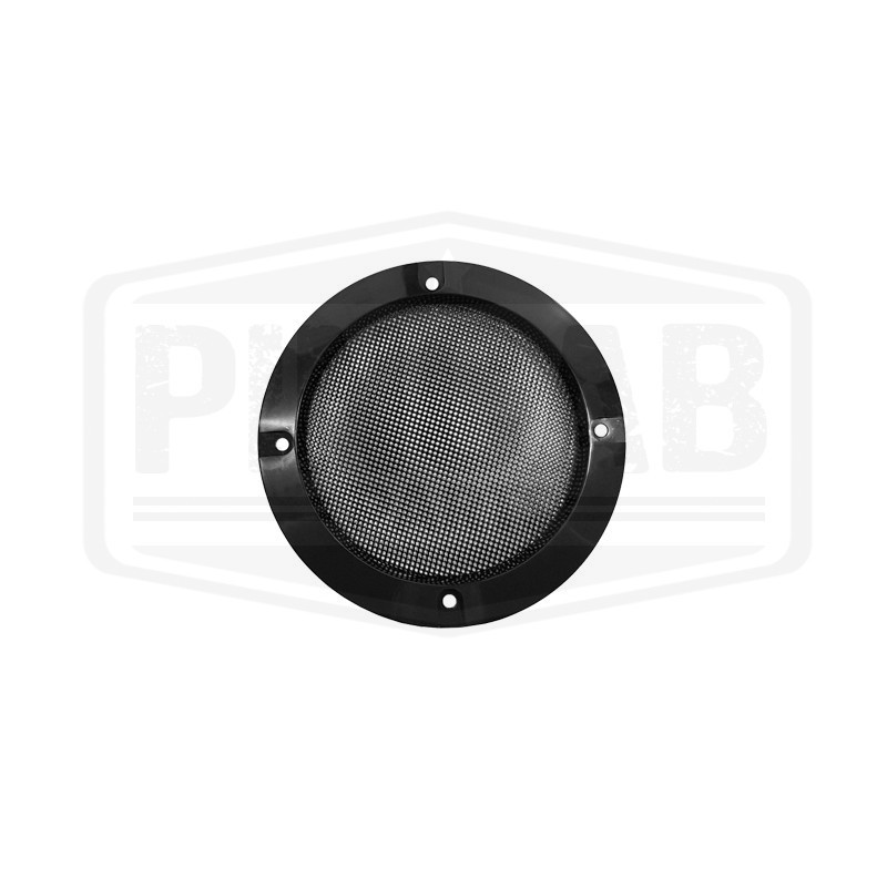 Grille haut parleur 9.5 cm noire satiné