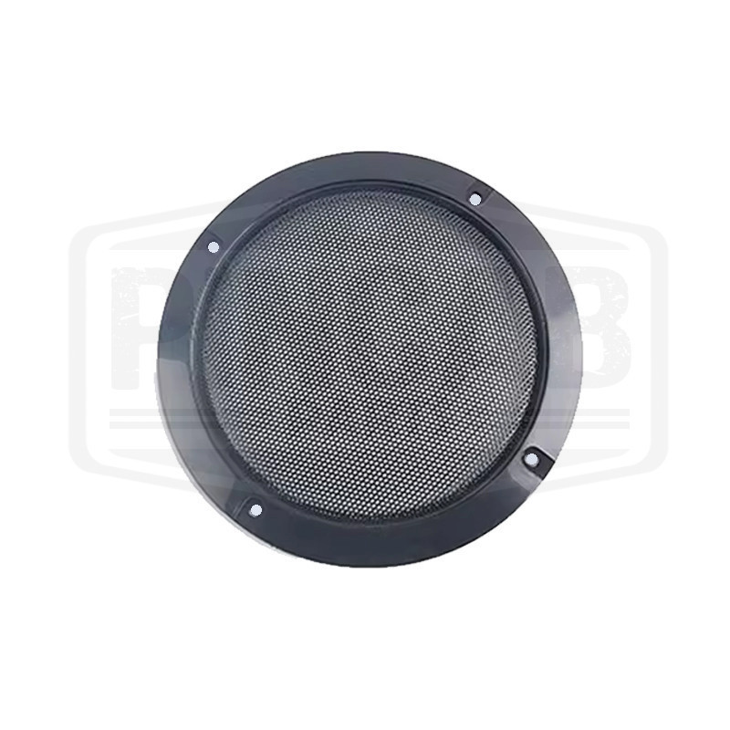 Grille haut parleur 12 cm noire mat