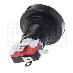 Bouton d'arcade lumineux bombé encastrable de 46mm blanc