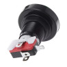 Bouton d'arcade lumineux bombé encastrable de 46mm vert