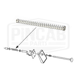 Grand ressort intérieur pour lance bille chromé 10-148-1