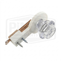 Pack pour bouton de pincab (écrou + lamelle + support)