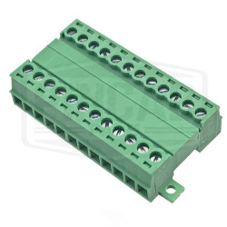 Connecteurs 12 broches à vis avec fixation 3.81mm