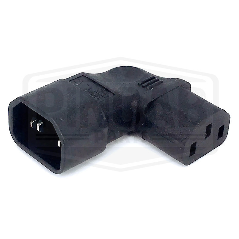 Adaptateur C14 vers C13 coudé 90° vers la droite