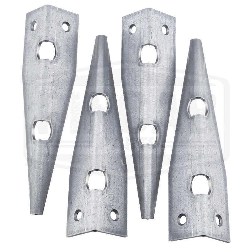 4 Protections de caisse de flipper ou pincab en métal